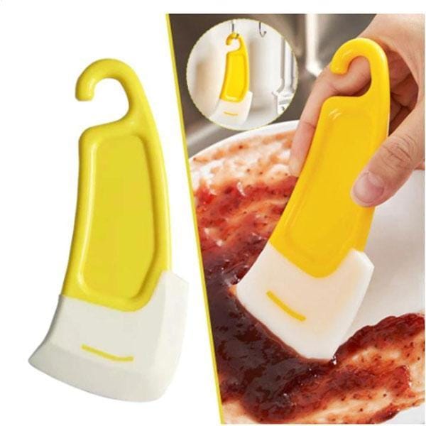 Slicone Dish Cleaning Brush  2 Pcs Yellow
